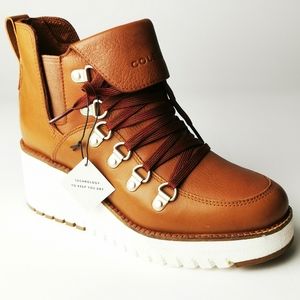 Cole Haan Wedge Hiker Boots size 5